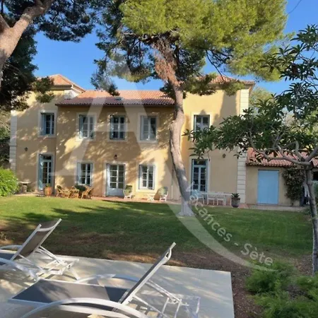 Maison De Maitre Capacite 10 Personnes Avec Piscine, Wifi Et Stationnement Villa Sete