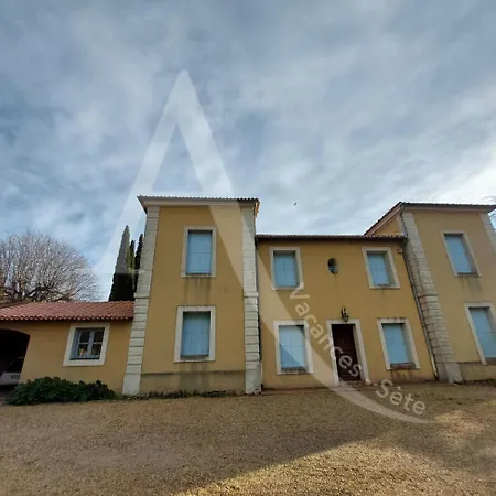 Maison De Maitre Capacite 10 Personnes Avec Piscine, Wifi Et Stationnement Sete
